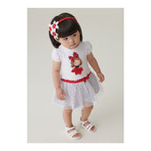 Mayoral Baby Girl White Polka Dot Tulle Dress